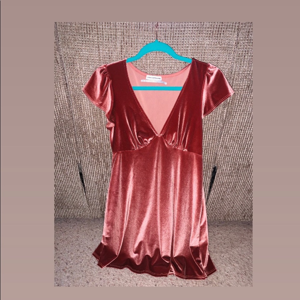 Velvet mini dress size small